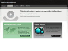 Tablet Screenshot of denis-sanchez.net
